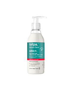 face wash gel with 2 acids: AHA + LHA, 195 ml